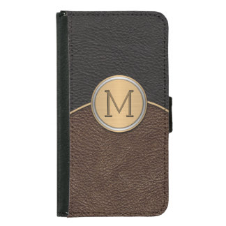 Executive Modern Monogram Samsung Galaxy S5 Wallet Case