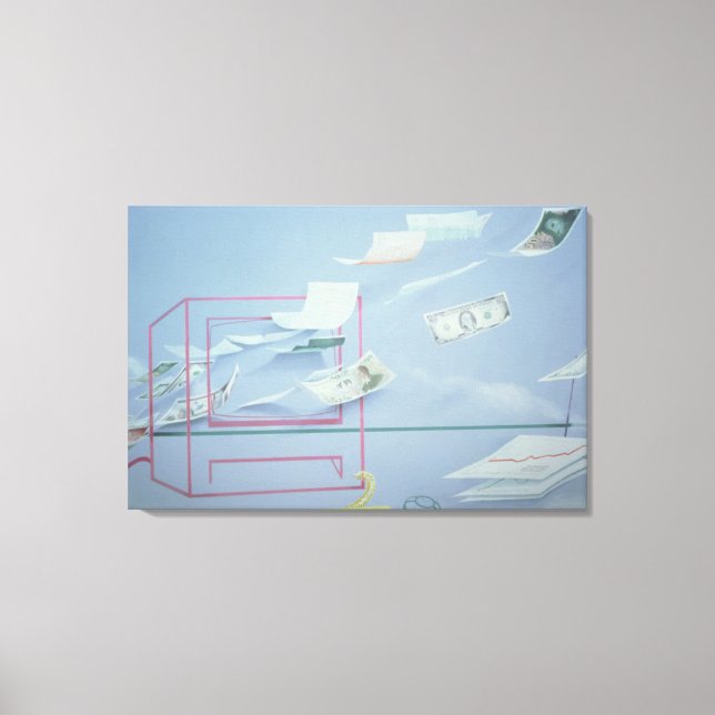 Executive Money I Canvas Print (Front)