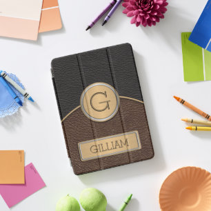 Executive Monogram Name Template iPad Pro Cover