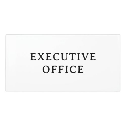 EXECUTIVE OFFICE Professional Modern Classic Room Door Sign
