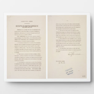 Executive Order 9981 Desegregation of Armed Forces Plaque