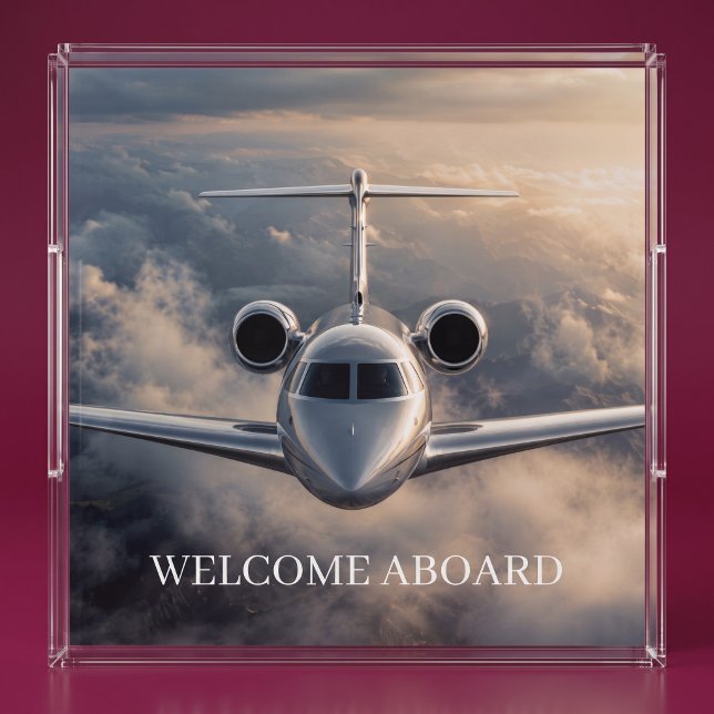 Executive Private Jet Plane Acrylic Tray (Creator Uploaded)