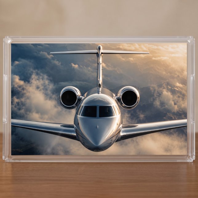 Executive Private Jet Plane Acrylic Tray (Creator Uploaded)