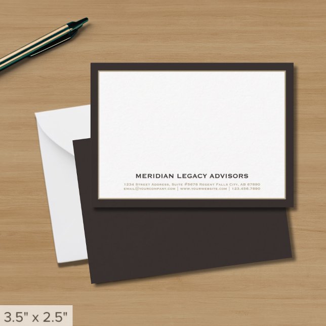 Executive Professional Note Card (Creator Uploaded)