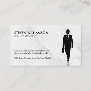 Executive Real Estate Agent / Marble Appointment Card