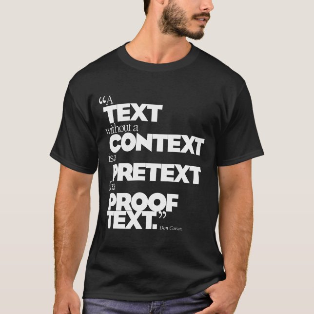 Exegetical wisdom T-Shirt (Front)