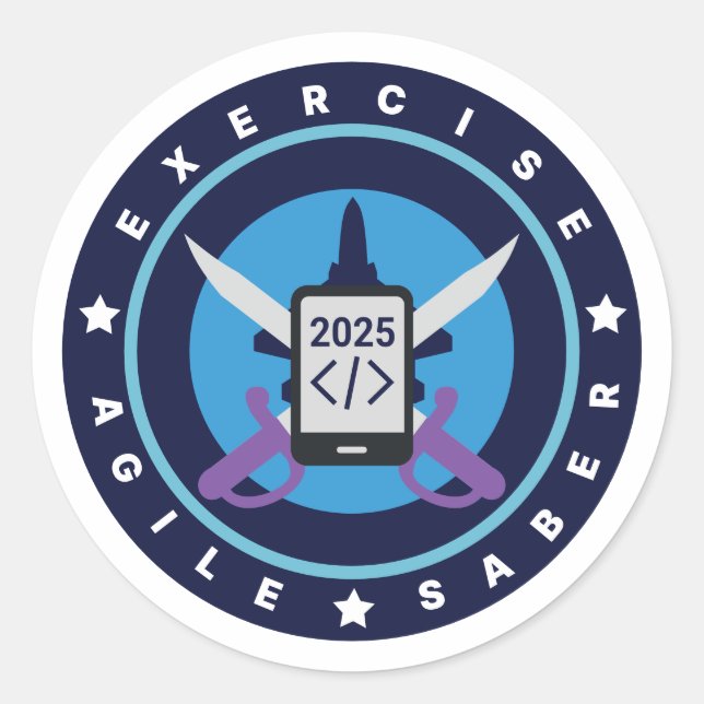 Exercise Agile Saber 1 Sticker (Front)