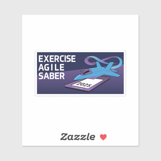 Exercise Agile Saber 2 Sticker (Sheet)
