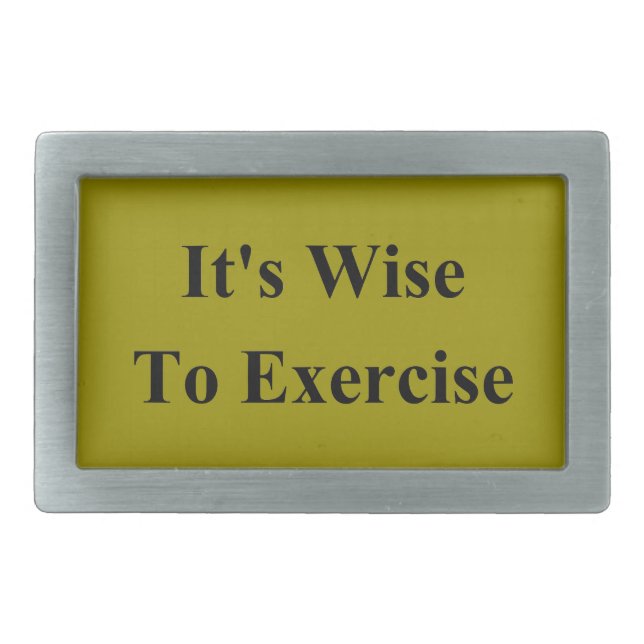Exercise Belt Buckle (Front)