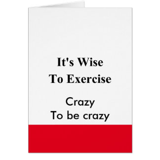 Exercise Cards