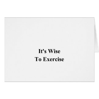Exercise Cards