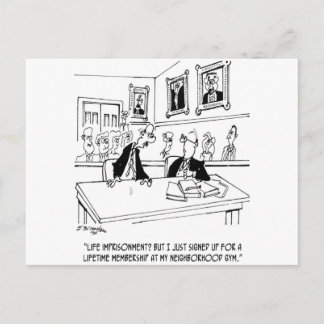 Exercise Cartoon 5311 Postcard