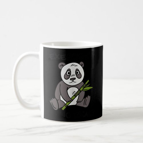 Exercise Extra Rice Panda Pun Training Lazy Workou Coffee Mug