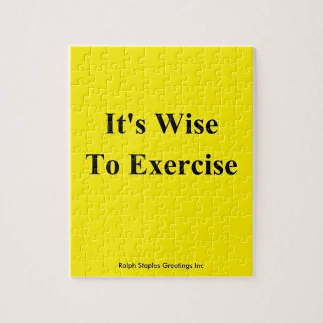 Exercise Jigsaw Puzzle (Vertical)