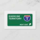Exercise Next Exit Business Card (Back)