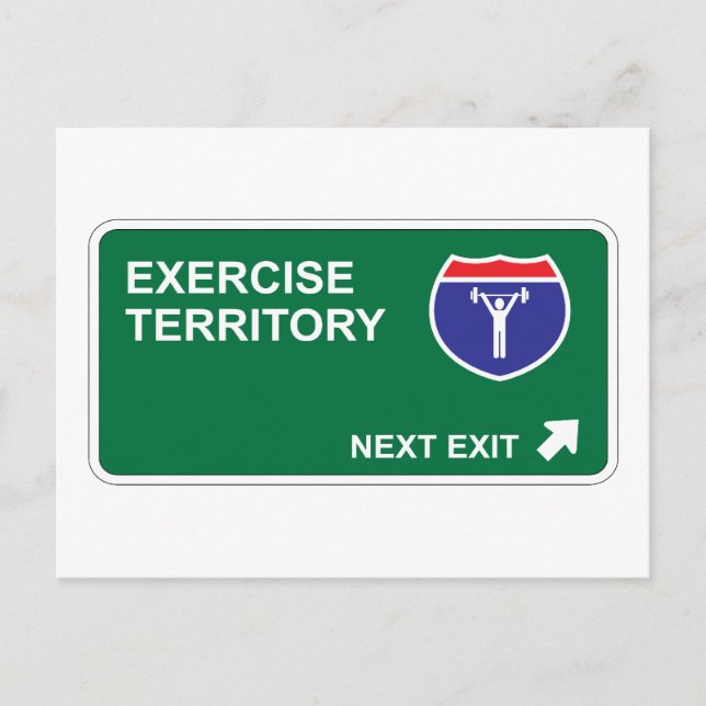 Exercise Next Exit Postcard (Front)