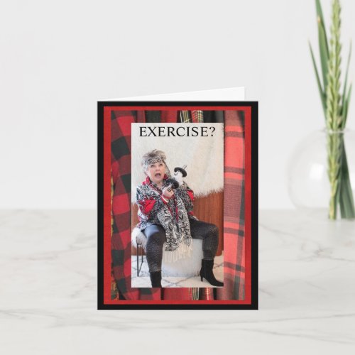 Exercise or Extra Fries Card