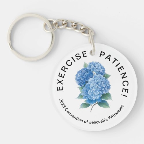 Exercise Patience 2023 Convention  JW Keychain