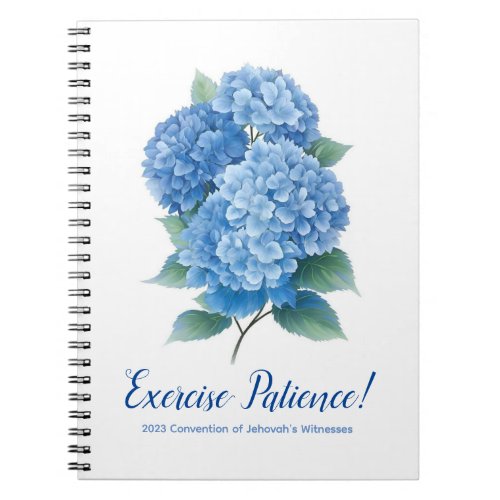 Exercise Patience 2023 Convention  JW Notebook