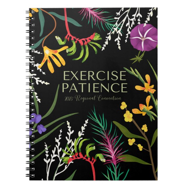 Exercise Patience | 2023 Regional Convention | JW Notebook (Front)