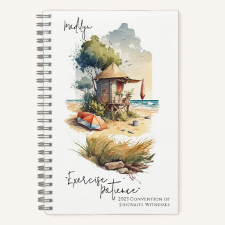 Exercise Patience Tropical Beach 2023 Convention  Notebook