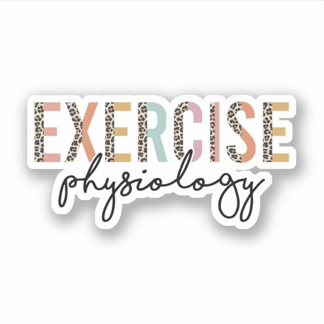 Exercise Physiologist, Physical Therapy Sticker (Front)