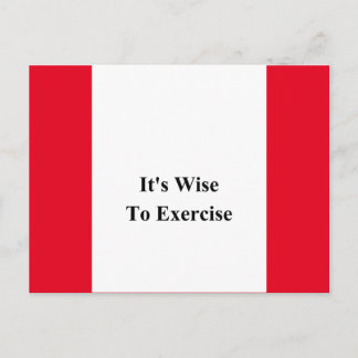 Exercise Postcard