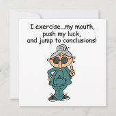 Exercise, Push, Jump Humor (Front)