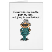 Exercise, Push, Jump Humor (Front)