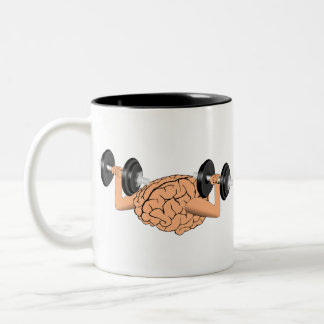 Exercise The Brain Two-Tone Coffee Mug