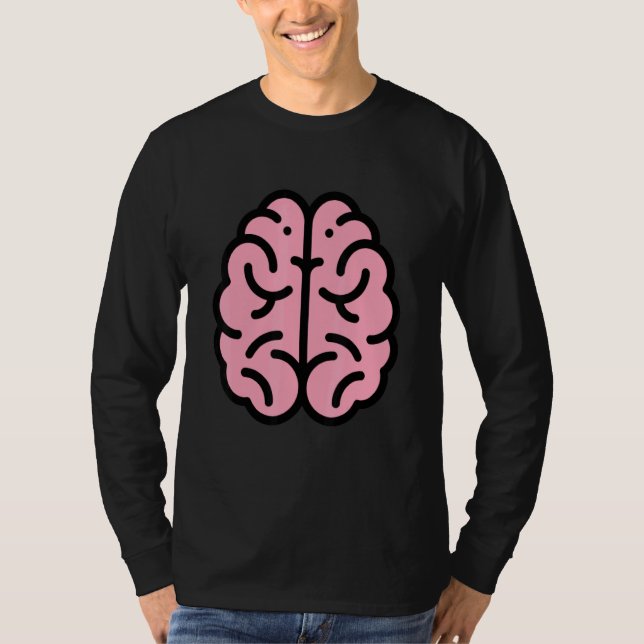 Exercise Your Brain  Work Out Your Brain Teacher 3 T-Shirt (Front)
