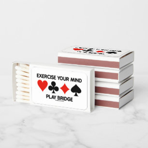 Exercise Your Mind Play Bridge Four Card Suits Matchboxes