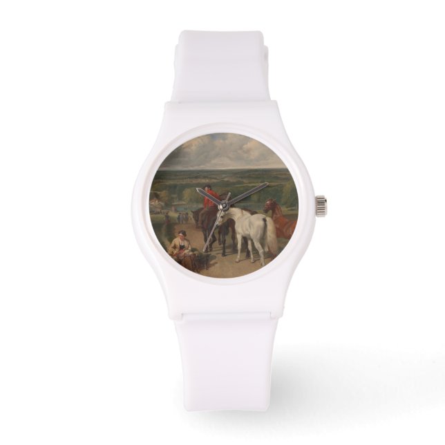 Exercising the Royal Horses (Equine Art) Watch (Front)