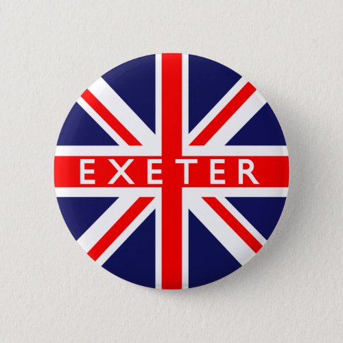 Exeter  British Flag Button