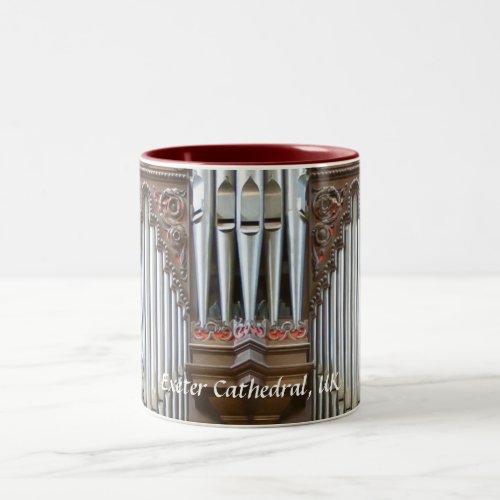 Exeter Cathedral organ closeup Two_Tone Coffee Mug