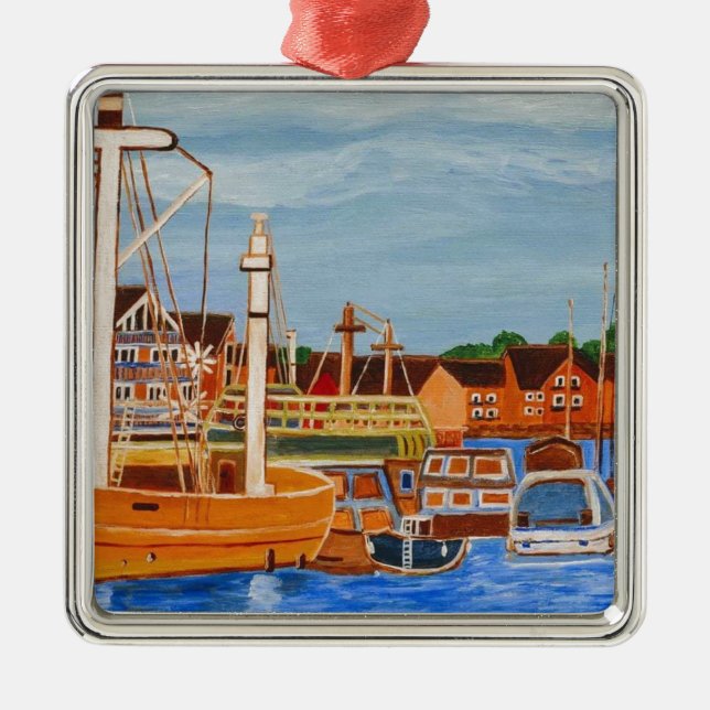 Exeter Devon England Metal Ornament (Front)