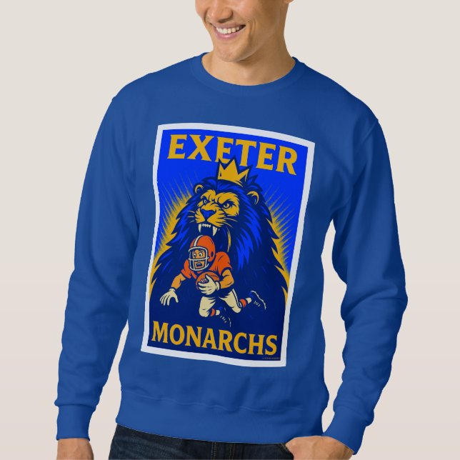 Exeter Monarchs classic sweatshirt. Sweatshirt (Front)
