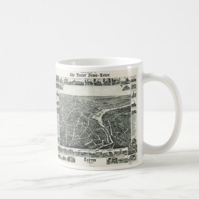 Exeter, New Hampshire (1896) Coffee Mug (Right)