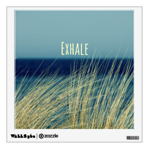 Exhale Calming Ocean Scene Wall Decal