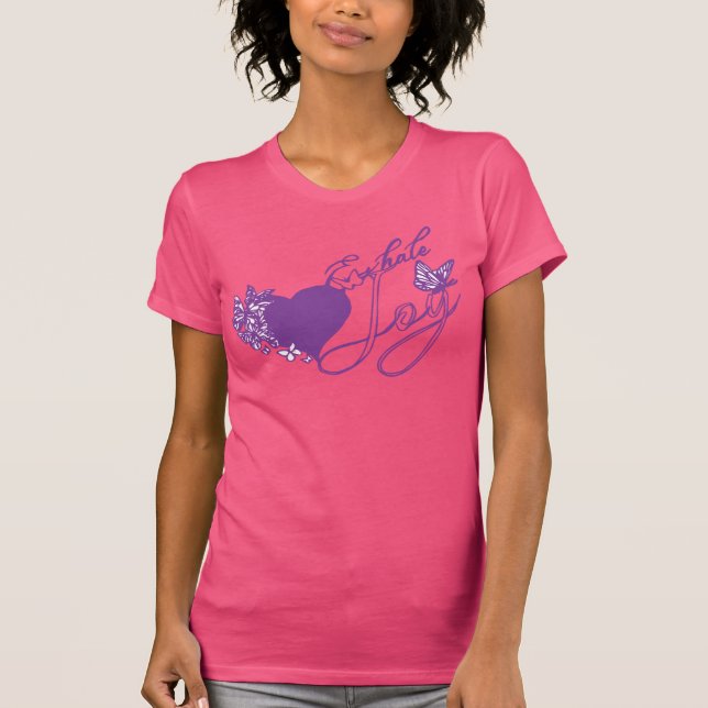 Exhale Joy Meditation Everyday T-Shirt (Front)