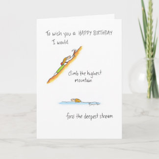 EXHAUSTED AND MUDDY CARD