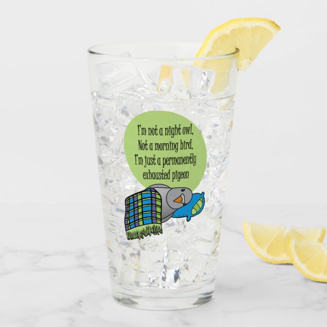 Exhausted Pigeon Glass (Back Ice)