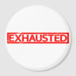 Exhausted Stamp Magnet