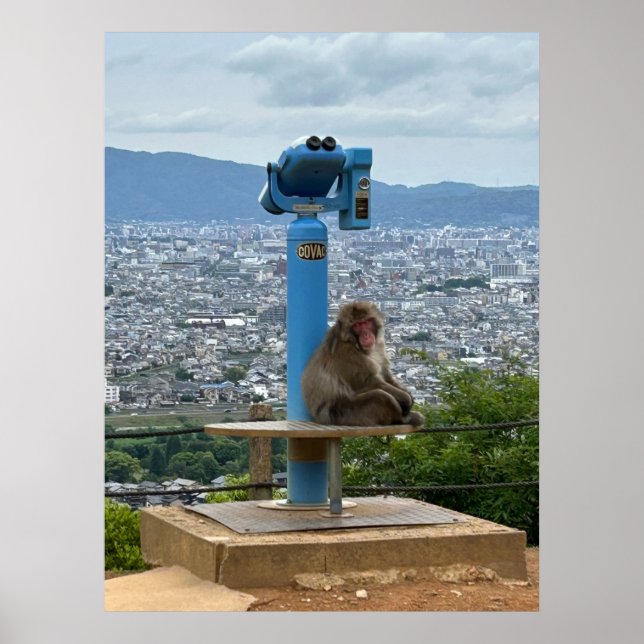 Exhausted Tourist Poster (Front)