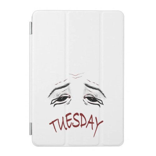 Exhausted Tuesday Mood Funny Relatable Cartoon Pho iPad Mini Cover