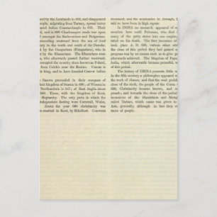 Exhibiting The Empire of Charlemagne 814 AD 2 Postcard