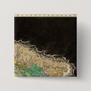 Exhibiting The Empire of Charlemagne 814 AD Pinback Button