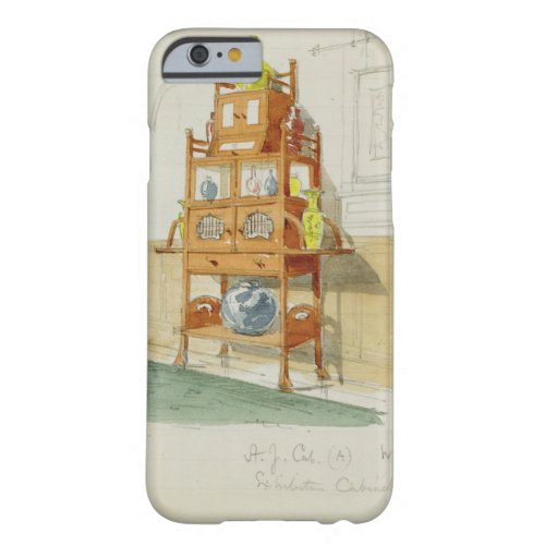 Exhibition Cabinet c1860s_70s wc  pencil on p Barely There iPhone 6 Case