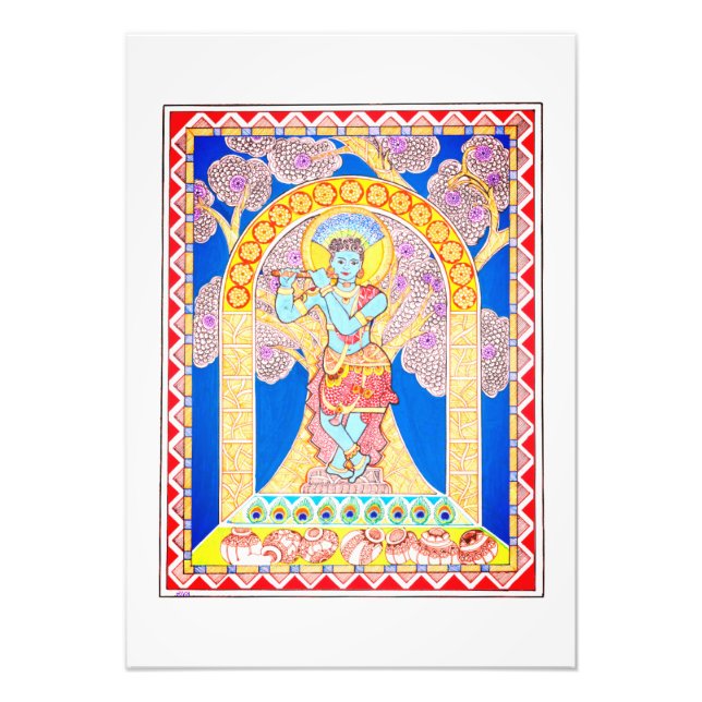 Exhibition - Krishna motif Photo Print (Front)