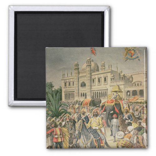 Exhibition of 1900 the Anglo_Indian Pavilion Magnet